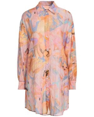 Ottod'Ame Mini Dress Cotton, Silk - Pink