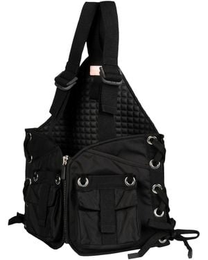 NO KA 'OI Gummed No Ka'Oi Back Pack -- Backpack Polyurethane, Polyamide - Black