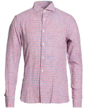 Savile Row Shirt Linen - Pink