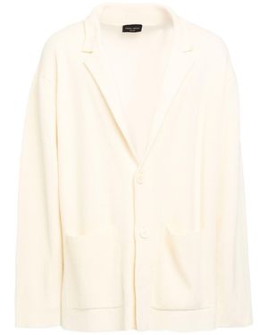 Roberto Collina Ivory Blazer Cotton, Polyamide - Natural