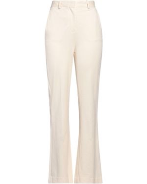 Circolo 1901 Stretch Cotton Flared Trousers - Natural