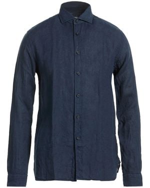 Xacus Legacy Collection Shirt Linen - Blue