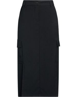 Siste's Midi Skirt Polyester, Viscose, Elastane - Black