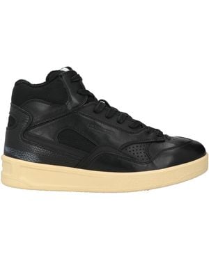 Jil Sander Trainers Leather, Textile Fibres - Black