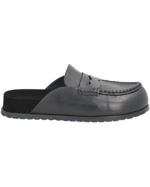 Ash Mules & Clogs Leather - Gray