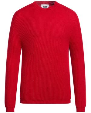 Alpha Studio Pullover - Rojo