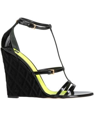 Elisabetta Franchi Sandals Leather - Black