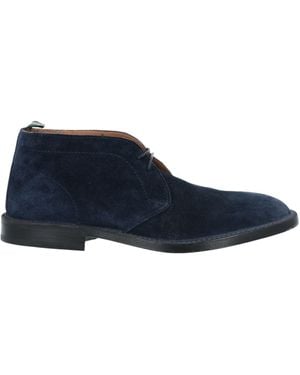 Green George Ankle Boots - Blue