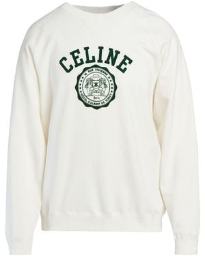 Celine Sweatshirt Cotton - White