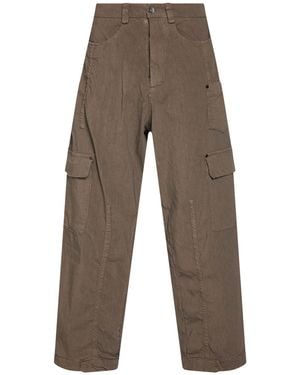 Masnada Pants Linen, Viscose, Elastane - Brown