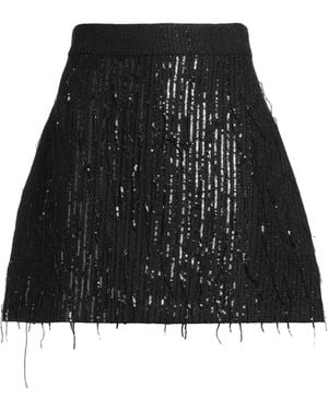 The Mannei Mini Skirt Polyester - Black