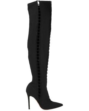 Gianvito Rossi Boot Textile Fibers - Black