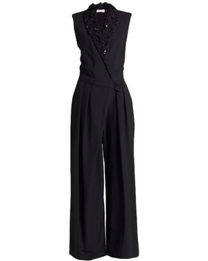 Brunello Cucinelli Jumpsuit Virgin Wool, Polyamide, Elastane, Polyester - Black