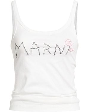 Marni Tank Top Cotton - White