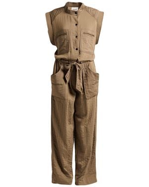 Isabel Marant Khaki Jumpsuit Viscose, Cotton, Nylon - Natural