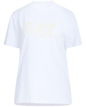 EA7 T-Shirt Cotton, Elastane - White