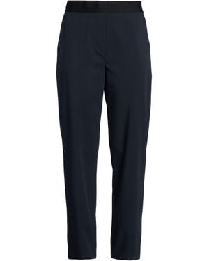 RUE DU BAC Midnight Trousers Polyester, Viscose, Elastane - Blue