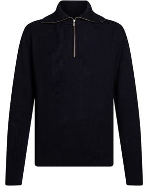 Barena Midnight Jumper Virgin Wool - Blue