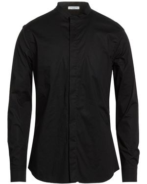 Paolo Pecora Shirt Cotton, Elastane - Black