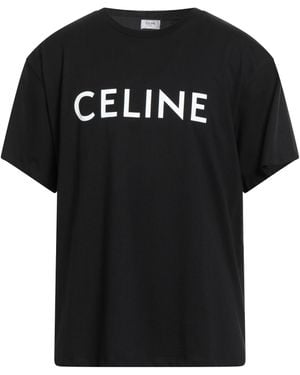 Celine T-Shirt Cotton - Black