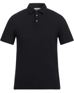 Alpha Studio Polo Shirt Cotton, Elastane - Black