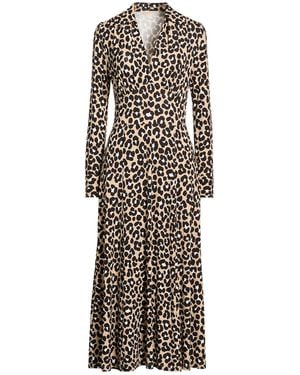 MICHAEL Michael Kors Midi Dress Viscose, Elastane - Natural
