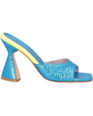 ROMINA PRATALI Sandals Leather - Blue