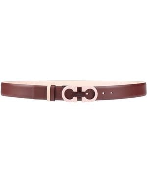 Ferragamo Belt Calfskin - Red