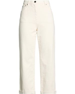 Semicouture Ivory Jeans Cotton - White