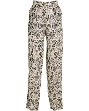 FEDERICO CINA Ivory Pants Wool - White