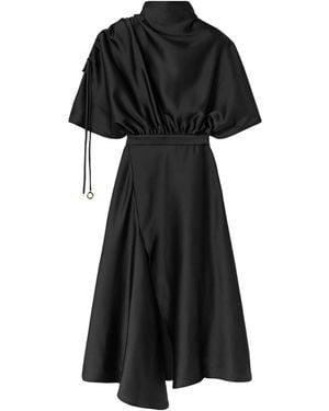 Ellery Maxi Dress Polyester - Black