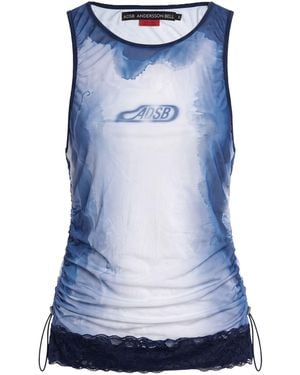 ANDERSSON BELL Top Polyester, Elastane - Blue
