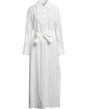 FRONT STREET 8 Maxi Dress Cotton - White