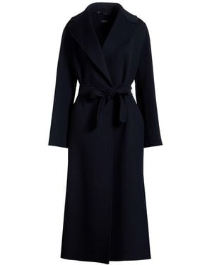 Max Mara Coat Virgin Wool - Blue