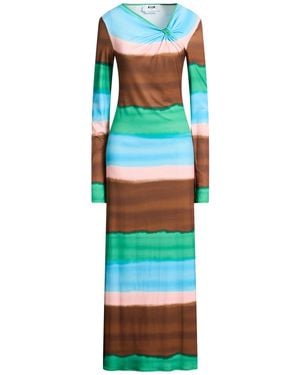 MSGM Robe Longue - Bleu