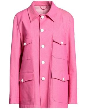 VI TO VI Overcoat & Trench Coat - Pink