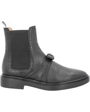 Thom Browne Botines De Caña Alta - Negro