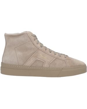 Santoni Sneakers Leather - Natural