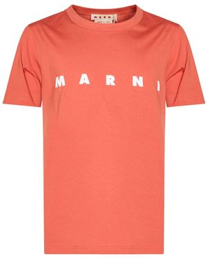 Marni T-Shirt Cotton - Pink