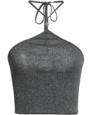 Amiri Top Virgin Wool, Polyester, Polyamide, Silk - Gray
