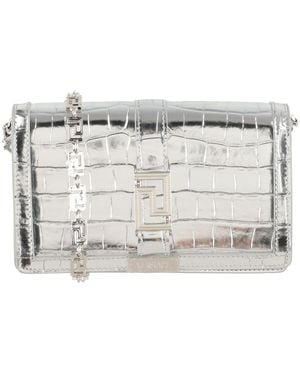 Versace Crossbody Wallet - Metallic