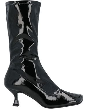 Souliers Martinez Ankle Boots Leather - Black