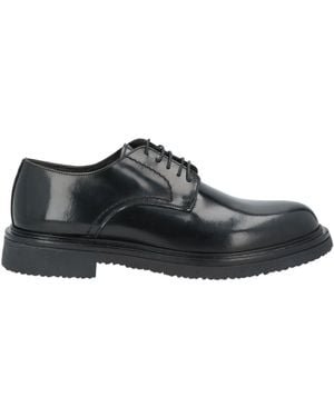 Officine Del Golfo Lace-Up Shoes Textile Fibers - Black