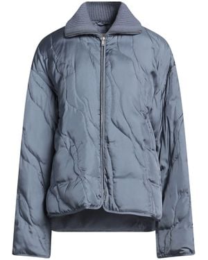 Jil Sander Pastel Puffer Viscose, Virgin Wool - Blue