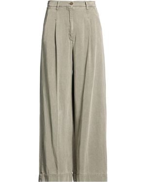19.70 Nineteen Seventy Pants Lyocell, Cotton, Linen - Gray
