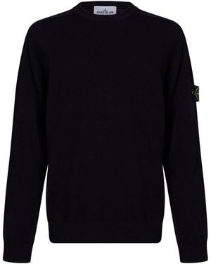 Stone Island Jumper Virgin Wool, Polyester - Blue