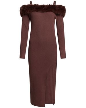 No Secrets Midi Dress - Purple