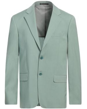 Low Brand Blazer Wool, Polyester, Elastane - Green