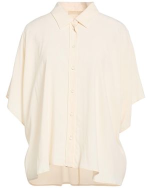 Momoní Cream Shirt Acetate, Silk - White