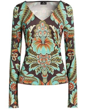 Etro Top Viscose, Elastane - Green